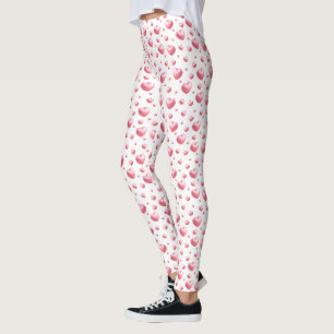 Pink Hearts Leggings