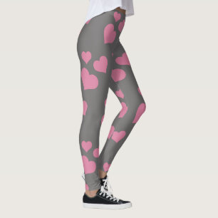 Pink Hearts Leggings