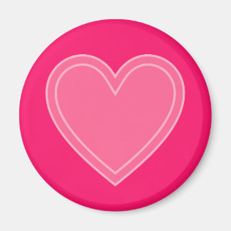 Pink Hearts Magnet