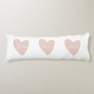 Pink Hearts Of Love Body Cushion
