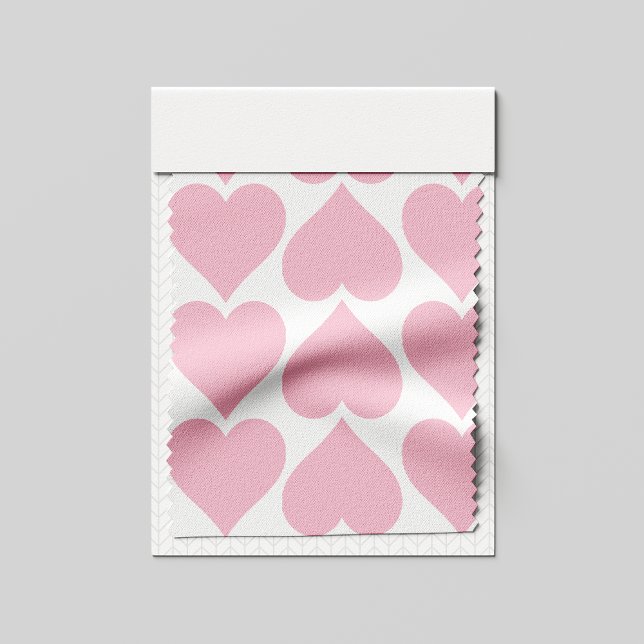 Pink Hearts Pattern, Romantic, Love Fabric (Creator Uploaded)