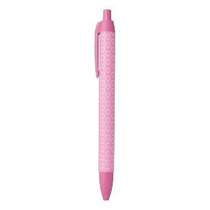 Pink Hearts Pen - Custom Colors