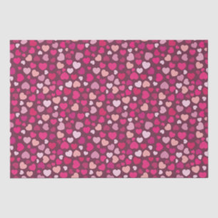 Pink Hearts Tissue Paper