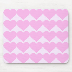 Pink Hearts,Unconditional Love_ Mouse Mat