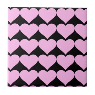 Pink Hearts,Unconditional Love_ Tile