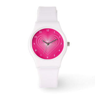 Pink Hearts Watch