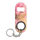 Pink Heather Key Ring Bottle Opener