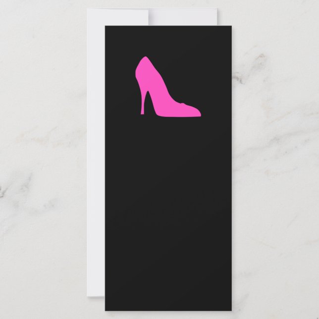 Pink Heel on Black (Front)