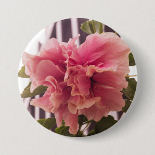Pink Hibiscus 02 7.5 Cm Round Badge