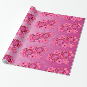 Pink Hibiscus And Honu Turtles Wrapping Paper