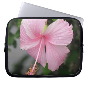 Pink Hibiscus Electronics Bag