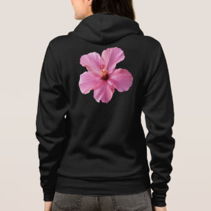 Pink Hibiscus Hawaii Flower Customised Template Hoodie