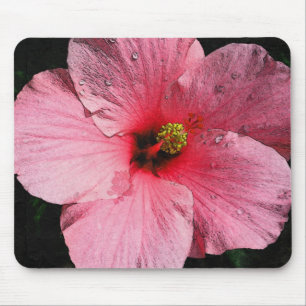 Pink Hibiscus Mousepad