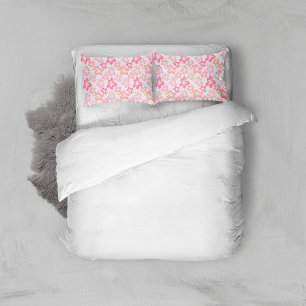 Pink Hibiscus, Pink Flowers, Pattern Of Flowers Pillowcase