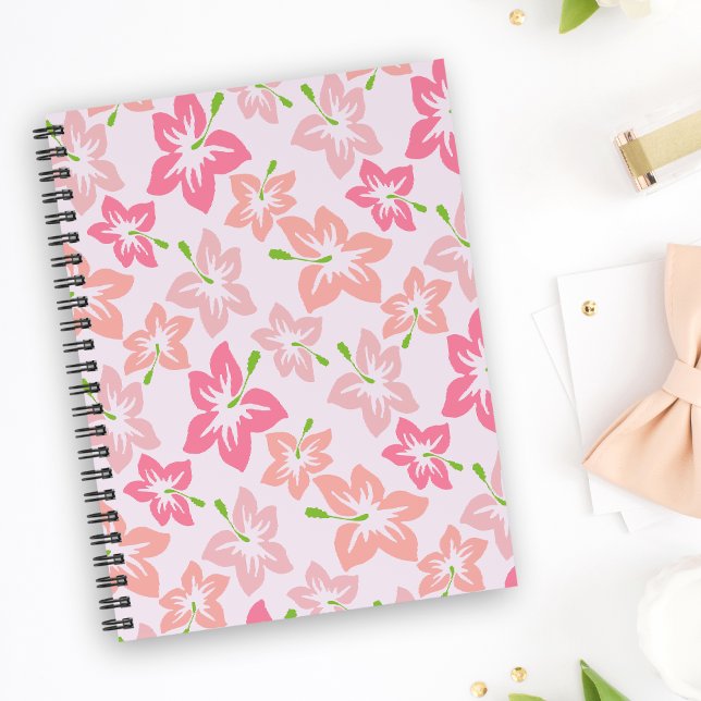 Pink Hibiscus, Pink Flowers, Pattern Of Flowers Planner (Creator Uploaded)