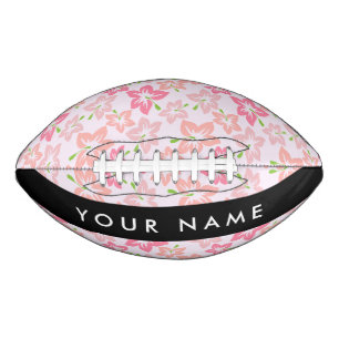 Pink Hibiscus, Pink Flowers, Your Name American Football