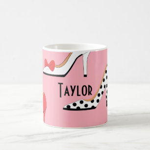 Pink High Heel Fashion Statement Coffee Mug