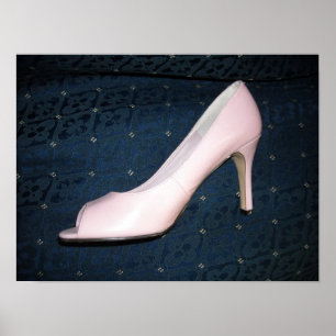 Pink High Heel Shoes Poster