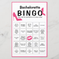 Pink High Heels | Bingo Game | Customisable