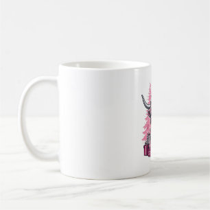 Pink Highland Cow Christmas Gifts Vintage Art_1 Coffee Mug