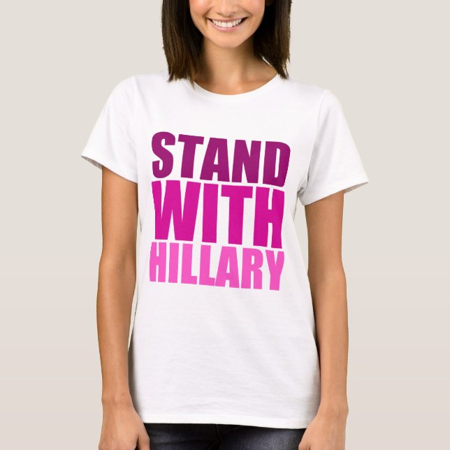 Pink Hillary 2016 T-Shirt (Front)