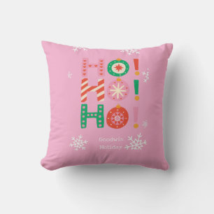 Pink Holiday Cushion