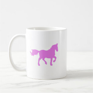 Pink Horse Zodiac Icon Mug