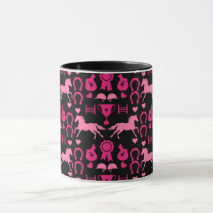 Pink Horseback Riding  Mug