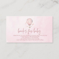 Pink Hot Air Balloon Baby Shower Books For Baby