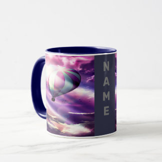 Pink Hot Air Balloon Mug