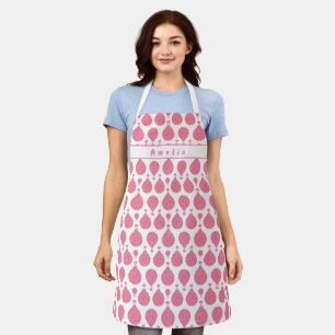 Pink Hot Air Balloons Apron