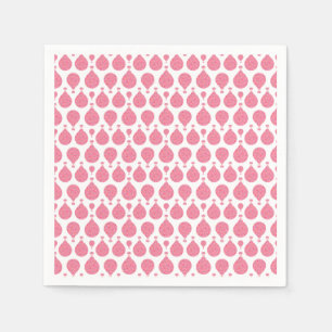 Pink Hot Air Balloons Napkin