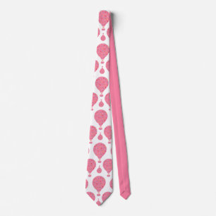 Pink Hot Air Balloons Tie