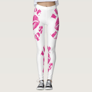 Pink Hot Lips! Leggings