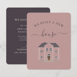 Pink House We Built A New House Announcement