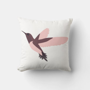 Pink Hummingbird Cushion