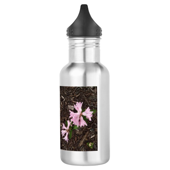 Pink Hyacinth Water Bottle (Left)