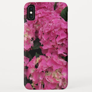 Pink hydrangea beauty iPhone XS max case