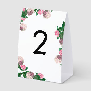 Pink Hydrangea Floral Greenery Modern Wedding