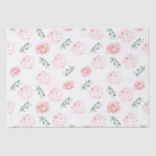Pink Hydrangea gift tissue Paper