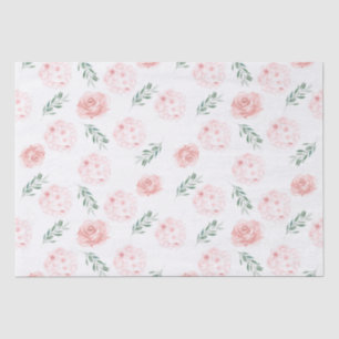 Pink Hydrangea gift tissue  Tissue Paper