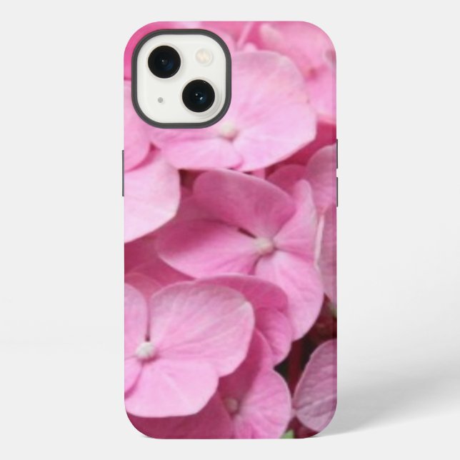 Pink Hydrangea iPad Case (Back)