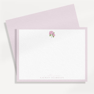 Pink Hydrangea Note Card