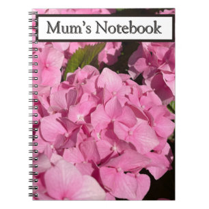 Pink Hydrangea Notebook