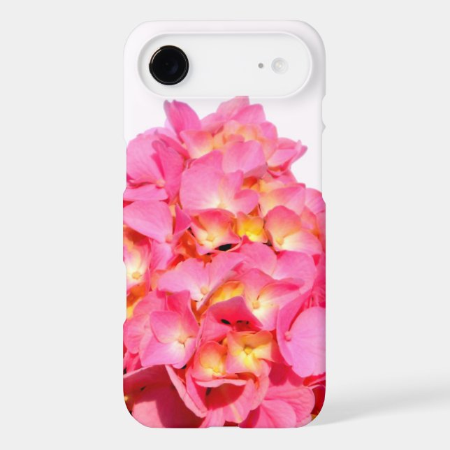 Pink Hydrangea pink floral pink flower Case-Mate iPhone Case (Back)