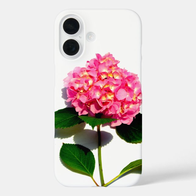 Pink hydrangea pink floral pink flower Case-Mate iPhone case (Back)