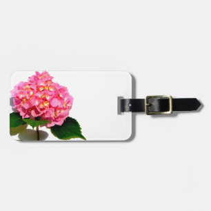 Pink Hydrangea pink flower pink floral Luggage Tag
