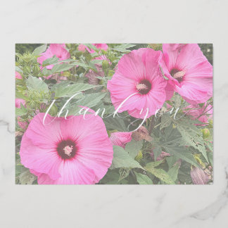 Pink Hydrangea Thank You Cards