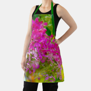 Pink Hydrangeas Apron