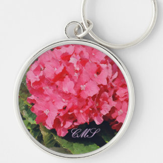 Pink Hydrangeas Keychain